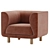 Veneto Velvet Accent Chair 3D model small image 4