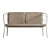 Modern Outdoor Lounge Sofa by BoConcept 3D model small image 5