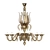 Elegant Murano Glass Chandelier 12 3D model small image 3