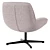 Modern Swivel Armchair Mateo 3D model small image 3