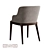 Customizable Eco-Leather Dining Chair 3D model small image 2