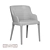 Customizable Eco-Leather Dining Chair 3D model small image 4