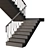 Modern Staircase 20: Obj Export 3D model small image 6