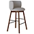 Modern Devon Bar Stool Model 3D model small image 3