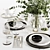 Elegant Tableware 3D Set 34 3D model small image 4