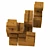 Polygon Textured Cardboard Box Model 3D model small image 2