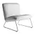 Modern Bacio Armchair with Customizable Fabric 3D model small image 6