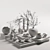 Modern Decorative Elements Set 3D model small image 7