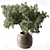 Elegant Green Branch Bouquet 3D model small image 4
