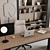 Executive Boss Desk - Study Table 3D model small image 3