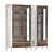 Parisian Chic Display Cabinets 3D model small image 2