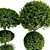 Centimeter Outdoor Plant Set 01 3D model small image 3