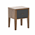 Paris Chic Bedside Table with Drawer 3D model small image 1