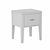 Paris Chic Bedside Table with Drawer 3D model small image 4