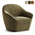 Contemporary Becca Armchair in Russia 3D model small image 1