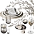 Decorative Tableware Set 2018 3D model small image 2