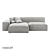 Russian Minimalist Deep Sofa 3D model small image 2