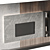 Modern TV Wall Set 2014 3D model small image 7
