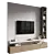 Modern TV Wall Set Model 3D model small image 2