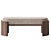 Parla Hug Bench: Sleek Seating 3D model small image 2