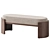 Parla Hug Bench: Sleek Seating 3D model small image 4