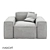 Minimalist Deep Design Sofa 3D model small image 2