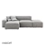 Innovative Minimalist Design Sofa 3D model small image 2