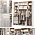 Customizable Wardrobe with Two Facade Options 3D model small image 1