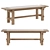 Stylish Hatu Bench by KBH 3D model small image 1