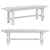 Stylish Hatu Bench by KBH 3D model small image 3