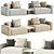 Eddie Modular Fabric Sofa Design 3D model small image 2