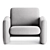 Wilkes Modular Sofa : Modern Elegance 3D model small image 2