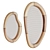 Mungur Wood Mirror Selem 3D model small image 4