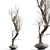 Twig Decor Vase Set 3D model small image 2