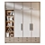 Designer Bookshelf GHS-2552 Ensemble 3D model small image 1