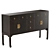 Sleek Modern Lacquer Sideboard 3D model small image 1