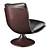 Modern Minotti Pattie Armchair with 3D Scene 3D model small image 3