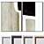 Multi-Frame Textured Wall Art SetProperty 3D model small image 1