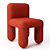 Minimalist Designer Noom Chair 3D model small image 8