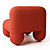 Sleek Designer Low Chair_HERE 3D model small image 4