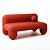 Modern Denys Sokolov Designer Sofa 3D model small image 1