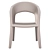 Beige Eco-Leather Dining Chair 3D model small image 2