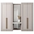 Modular Wardrobe 3D Model 3D model small image 1