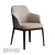 Title: Customizable Ergonomic Leather Chair 3D model small image 1