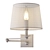 Adjustable Brass Swing-Arm Sconce 3D model small image 6