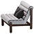 Sleek Magira Armchair, Modern Design 3D model small image 2