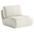 Modern Upholstered Swivel Accent Chair 3D model small image 5