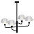 Modern Memory Pendant Light Black 3D model small image 1