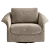 Ezra Swivel Chair Yuma Dove 3D model small image 2