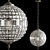 Georgina Crystal Chandelier Procurement 3D model small image 4